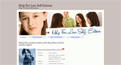 Desktop Screenshot of helpforlowselfesteem.com