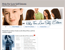 Tablet Screenshot of helpforlowselfesteem.com